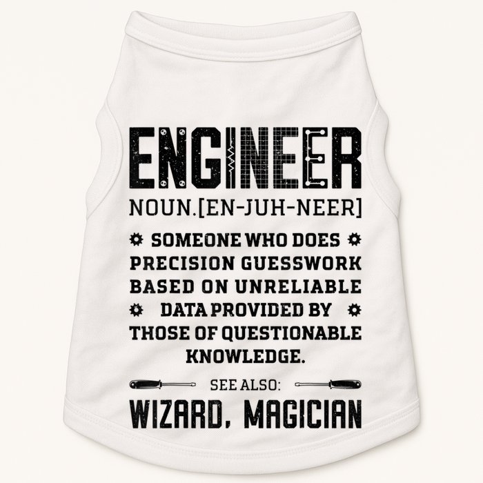 Engineer Definition Funny Noun Engineering Dictionary Term Doggie Tank