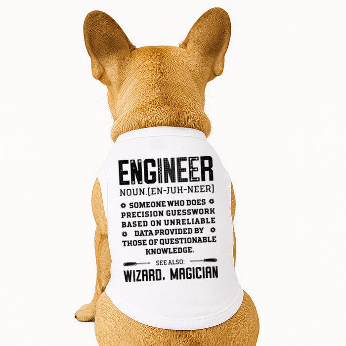 Engineer Definition Funny Noun Engineering Dictionary Term Doggie Tank