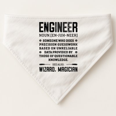 Engineer Definition Funny Noun Engineering Dictionary Term USA-Made Doggie Bandana