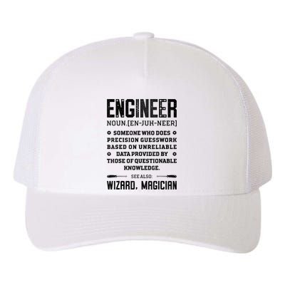 Engineer Definition Funny Noun Engineering Dictionary Term Yupoong Adult 5-Panel Trucker Hat