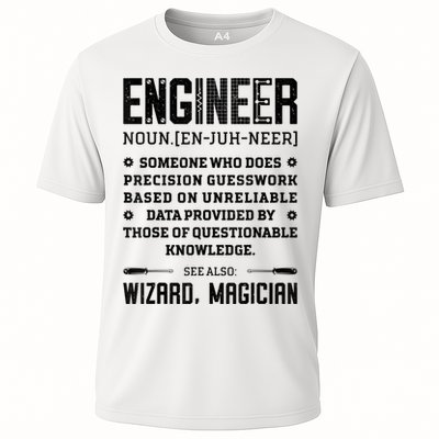 Engineer Definition Funny Noun Engineering Dictionary Term Cooling Performance Crew T-Shirt