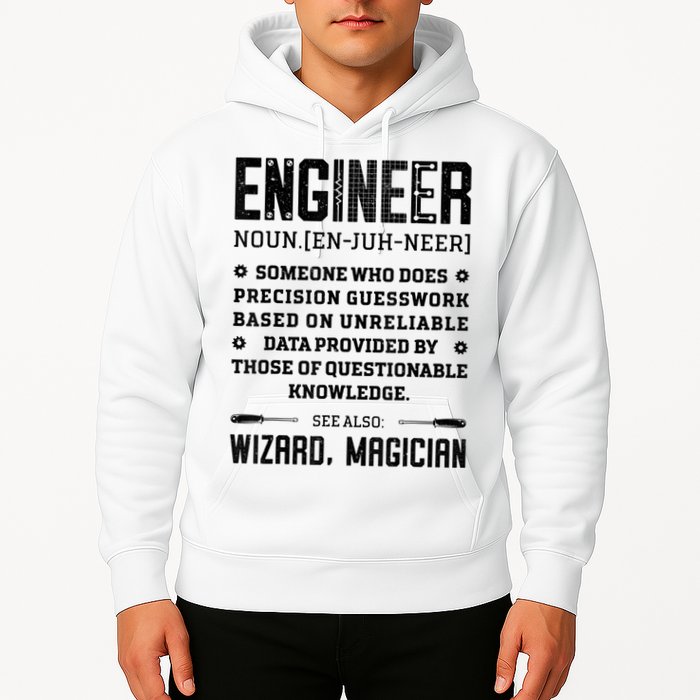 Engineer Definition Funny Noun Engineering Dictionary Term Hoodie