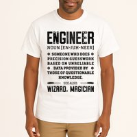 Engineer Definition Funny Noun Engineering Dictionary Term Tall T-Shirt