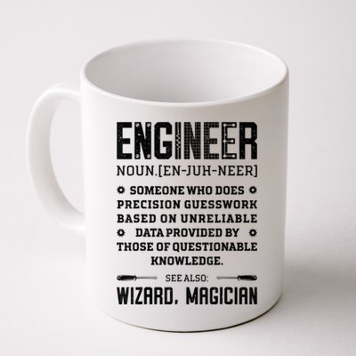 Engineer Definition Funny Noun Engineering Dictionary Term Mug