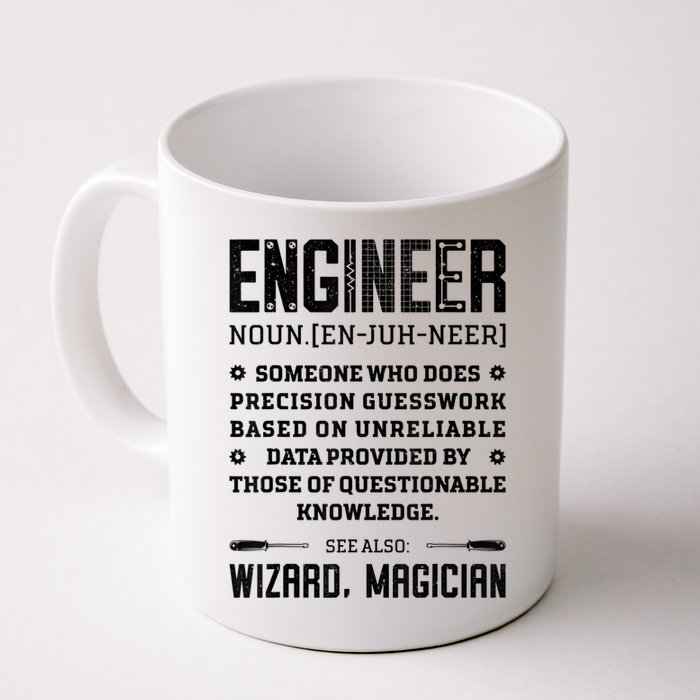 Engineer Definition Funny Noun Engineering Dictionary Term Mug