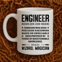Engineer Definition Funny Noun Engineering Dictionary Term Mug