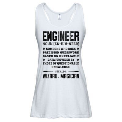 Engineer Definition Funny Noun Engineering Dictionary Term Ladies Essential Flowy Tank