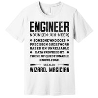 Engineer Definition Funny Noun Engineering Dictionary Term Premium T-Shirt