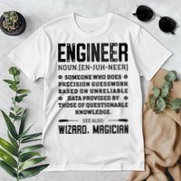 Engineer Definition Funny Noun Engineering Dictionary Term Premium T-Shirt