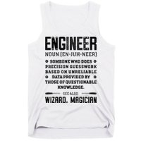 Engineer Definition Funny Noun Engineering Dictionary Term Tank Top