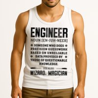 Engineer Definition Funny Noun Engineering Dictionary Term Tank Top