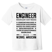 Engineer Definition Funny Noun Engineering Dictionary Term Toddler T-Shirt
