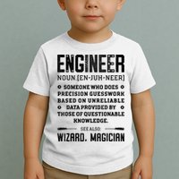Engineer Definition Funny Noun Engineering Dictionary Term Toddler T-Shirt
