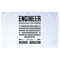 Engineer Definition Funny Noun Engineering Dictionary Term Microfiber Hand Towel