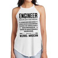 Engineer Definition Funny Noun Engineering Dictionary Term Women's Perfect Tri Rocker Tank