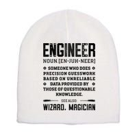 Engineer Definition Funny Noun Engineering Dictionary Term Short Acrylic Beanie