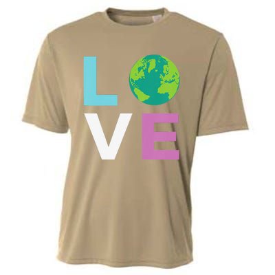 Earth Day For And LOVE The Earth Cooling Performance Crew T-Shirt