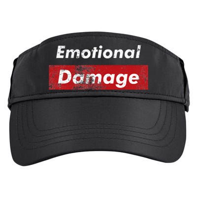 Emotional Damage Funny Viral Meme Box Adult Drive Performance Visor