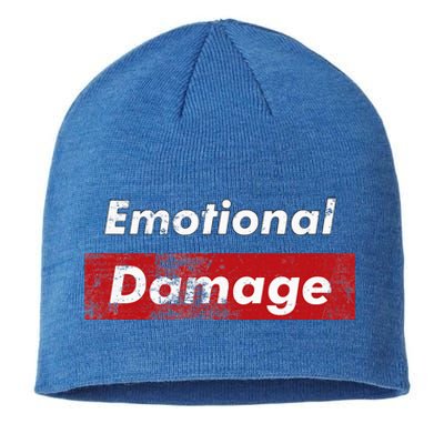 Emotional Damage Funny Viral Meme Box Sustainable Beanie