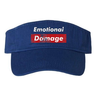 Emotional Damage Funny Viral Meme Box Valucap Bio-Washed Visor