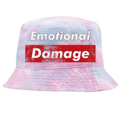 Emotional Damage Funny Viral Meme Box Tie-Dyed Bucket Hat