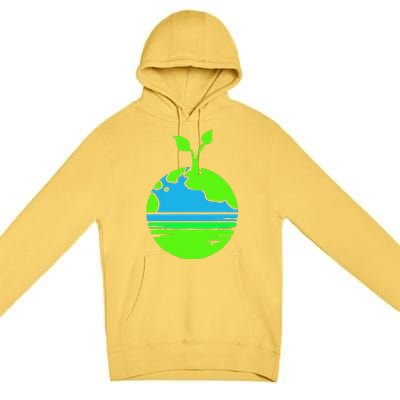 Earth Day Funy Gift Premium Pullover Hoodie