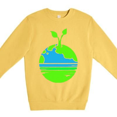 Earth Day Funy Gift Premium Crewneck Sweatshirt