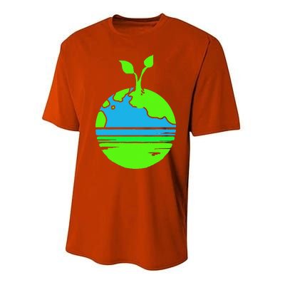 Earth Day Funy Gift Performance Sprint T-Shirt