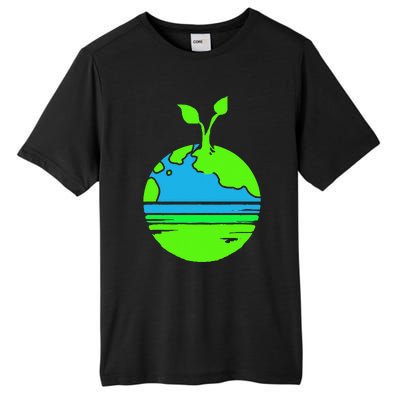 Earth Day Funy Gift Tall Fusion ChromaSoft Performance T-Shirt