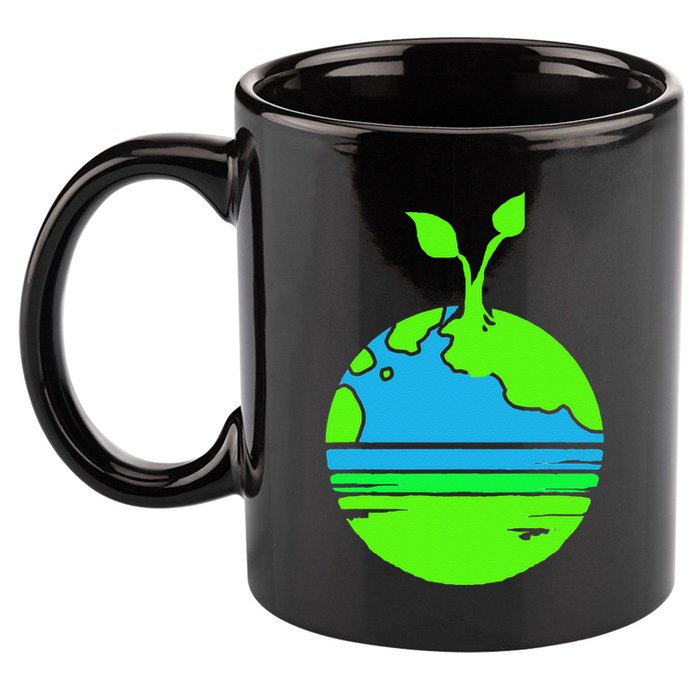 Earth Day Funy Gift 11oz C Handle Ceramic Mug