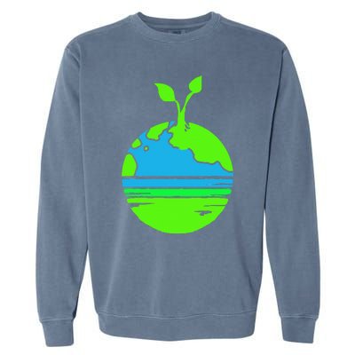 Earth Day Funy Gift Garment-Dyed Sweatshirt