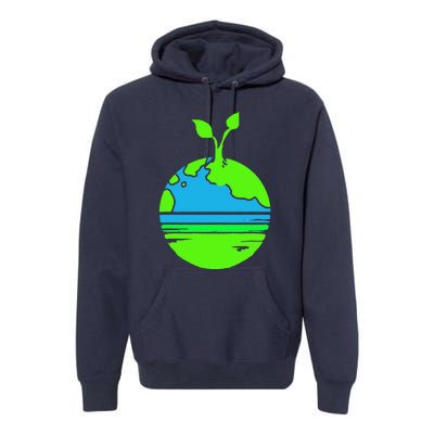 Earth Day Funy Gift Premium Hoodie