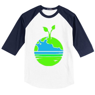 Earth Day Funy Gift Baseball Sleeve Shirt