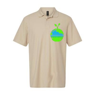 Earth Day Funy Gift Softstyle Adult Sport Polo