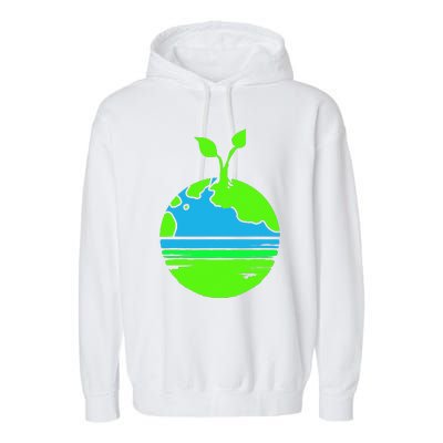 Earth Day Funy Gift Garment-Dyed Fleece Hoodie