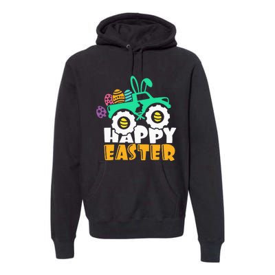 Easter Day for Monster Truck Lover  eggs easter Premium Hoodie