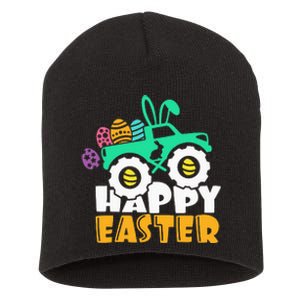 Easter Day for Monster Truck Lover  eggs easter Short Acrylic Beanie