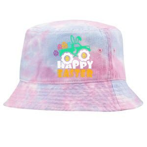 Easter Day for Monster Truck Lover  eggs easter Tie-Dyed Bucket Hat