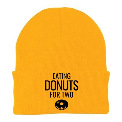 Eating Donuts For Two Meaningful Gift Pregnancy Gift Knit Cap Winter Beanie