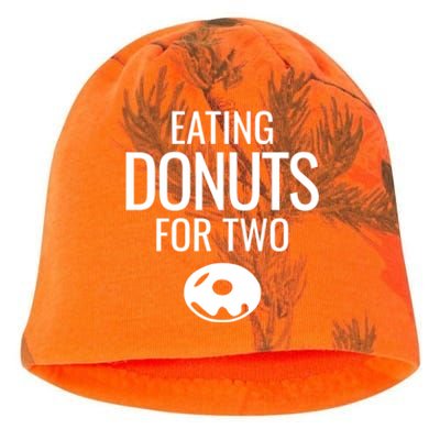 Eating Donuts For Two Meaningful Gift Pregnancy Gift Kati - Camo Knit Beanie