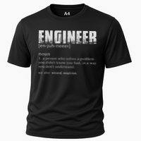 Engineer Definition Funny Engineering Cooling Performance Crew T-Shirt