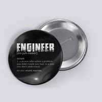 Engineer Definition Funny Engineering Button