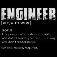 Engineer Definition Funny Engineering Metallic Star Ornament