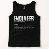 Engineer Definition Funny Engineering Tank Top
