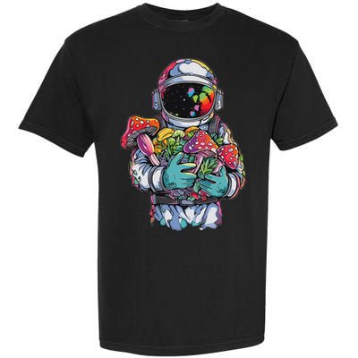 Edm Dj Festival Outfit & Women Trippy Astronaut Art Edm Mushroom Psychedelic Rave, Garment-Dyed Heavyweight T-Shirt