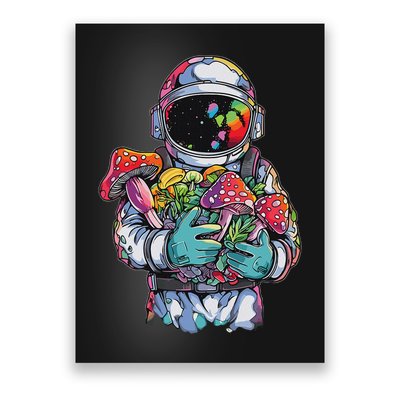Edm Dj Festival Outfit & Women Trippy Astronaut Art Edm Mushroom Psychedelic Rave, Poster