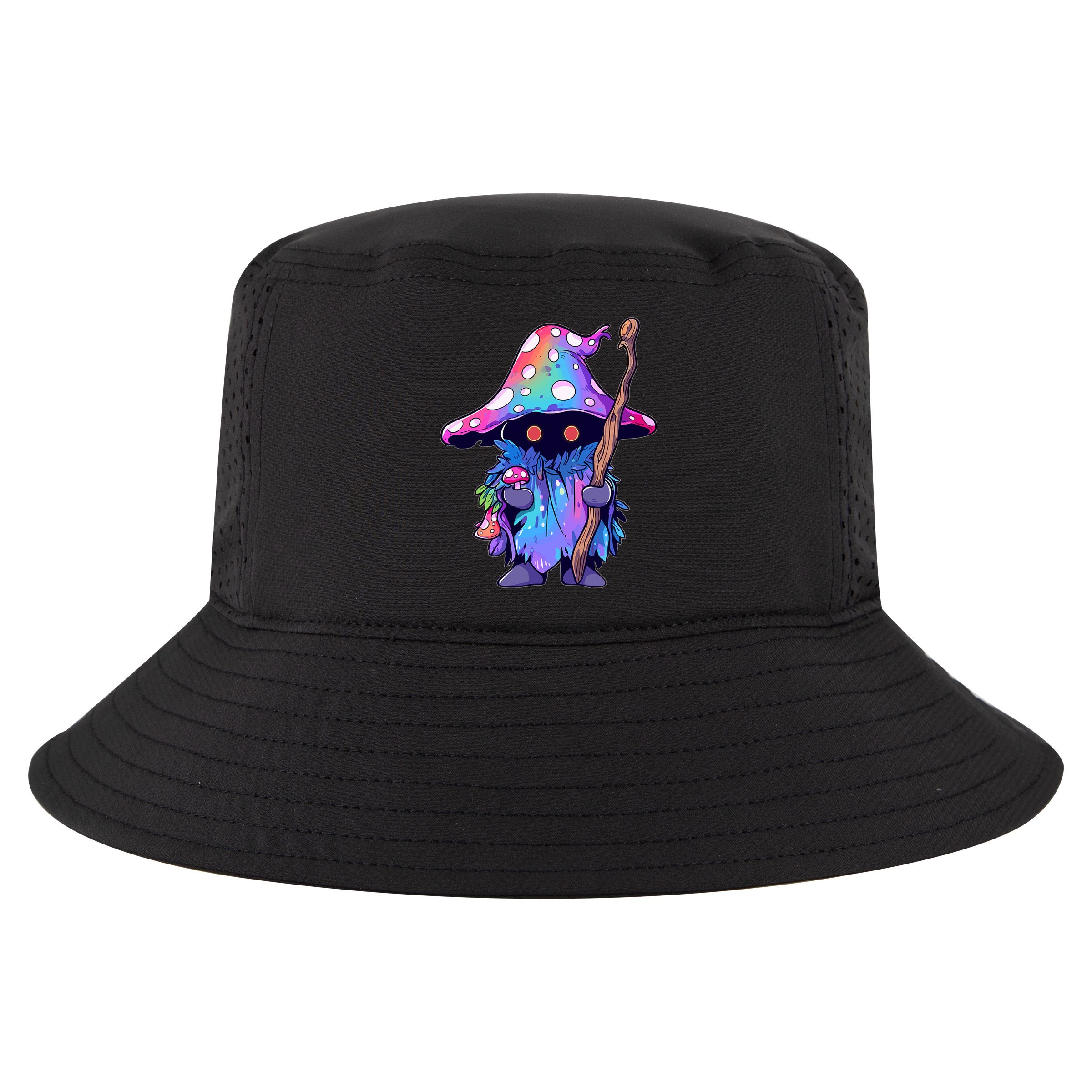 Edm Dj Festival Outfit & Psychedelic Festival Trippy Wizard Edm Rave Cool Comfort Performance Bucket Hat