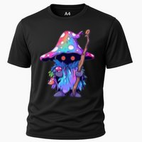 Edm Dj Festival Outfit & Psychedelic Festival Trippy Wizard Edm Rave Cooling Performance Crew T-Shirt