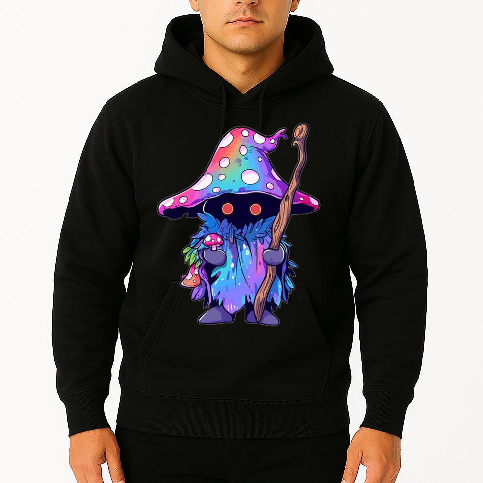 Edm Dj Festival Outfit & Psychedelic Festival Trippy Wizard Edm Rave Hoodie