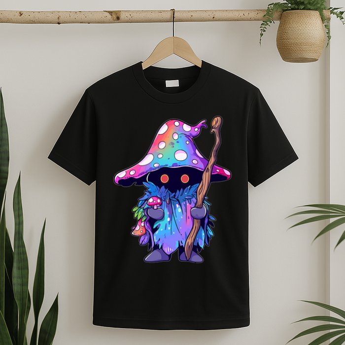 Edm Dj Festival Outfit & Psychedelic Festival Trippy Wizard Edm Rave T-Shirt